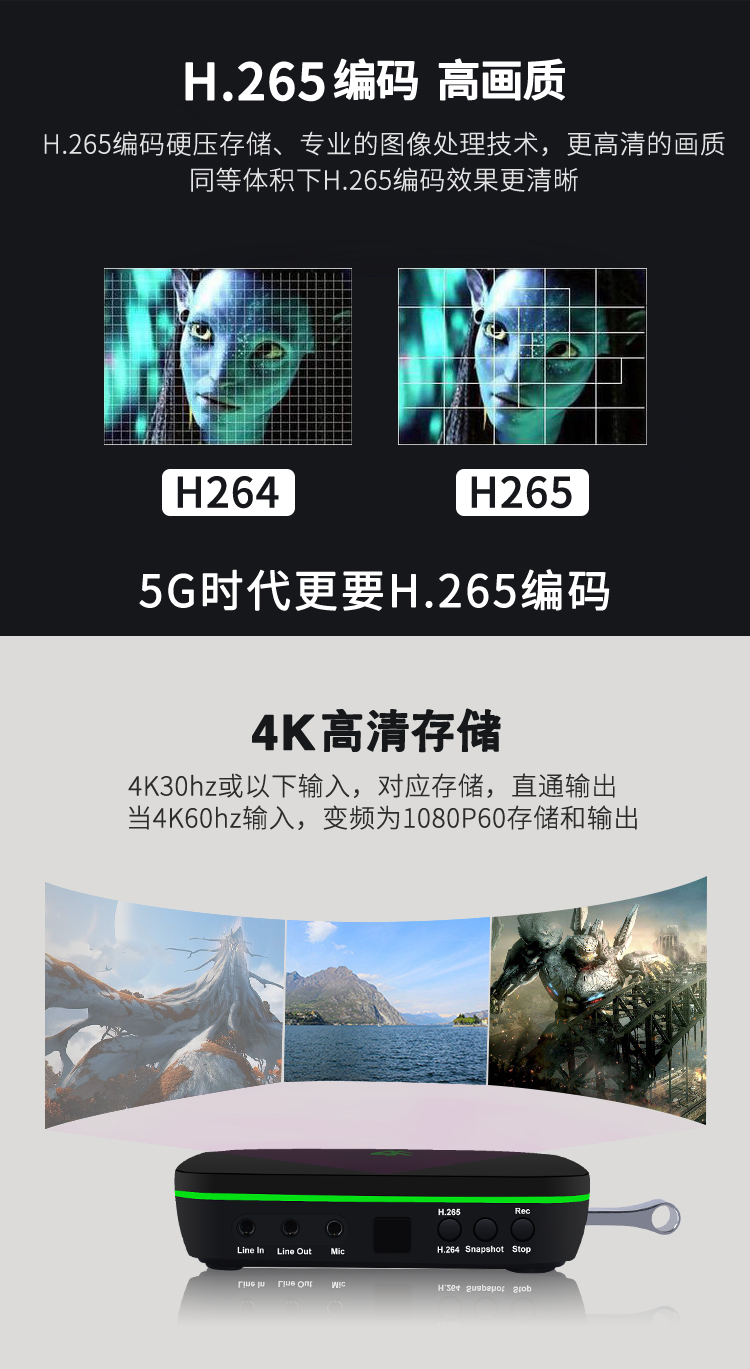 4K高清录制盒