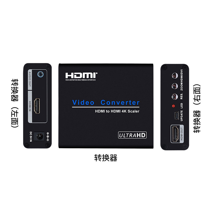 九视JS1166 高清4K60变频转换器HDMI2.0 class=