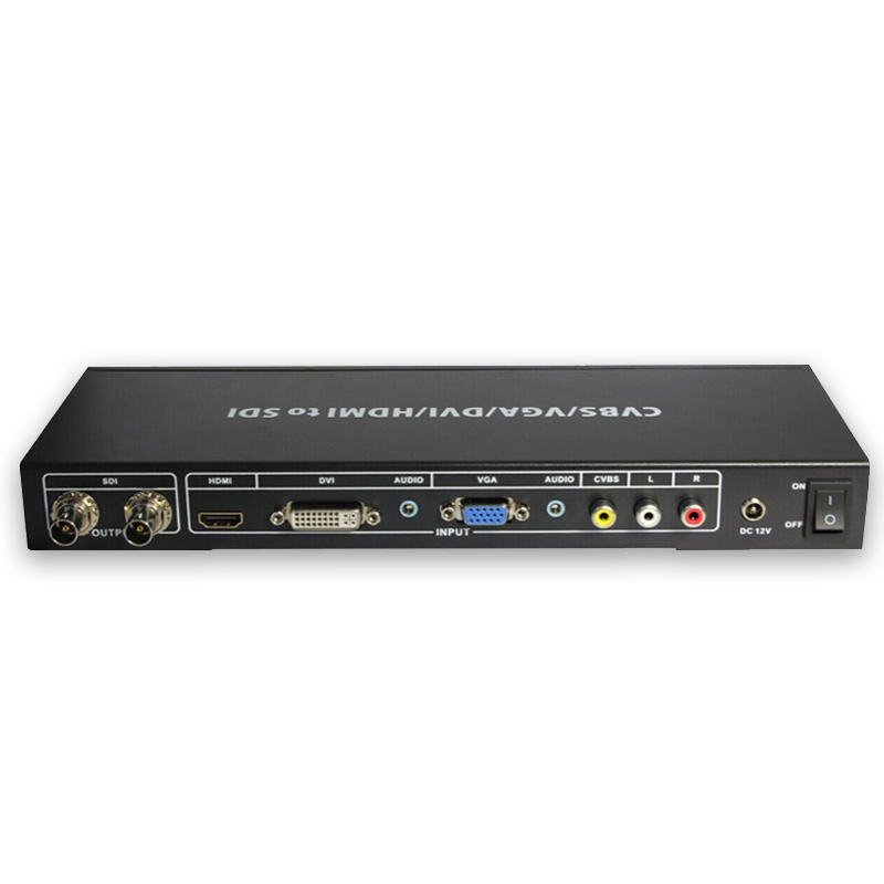 九视JS1231 VGA/AV/HDMI/DVI转SDI,CVBS转SDI,AV转SDI转换器 class=